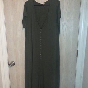 Short Sleeves Maxi Dress